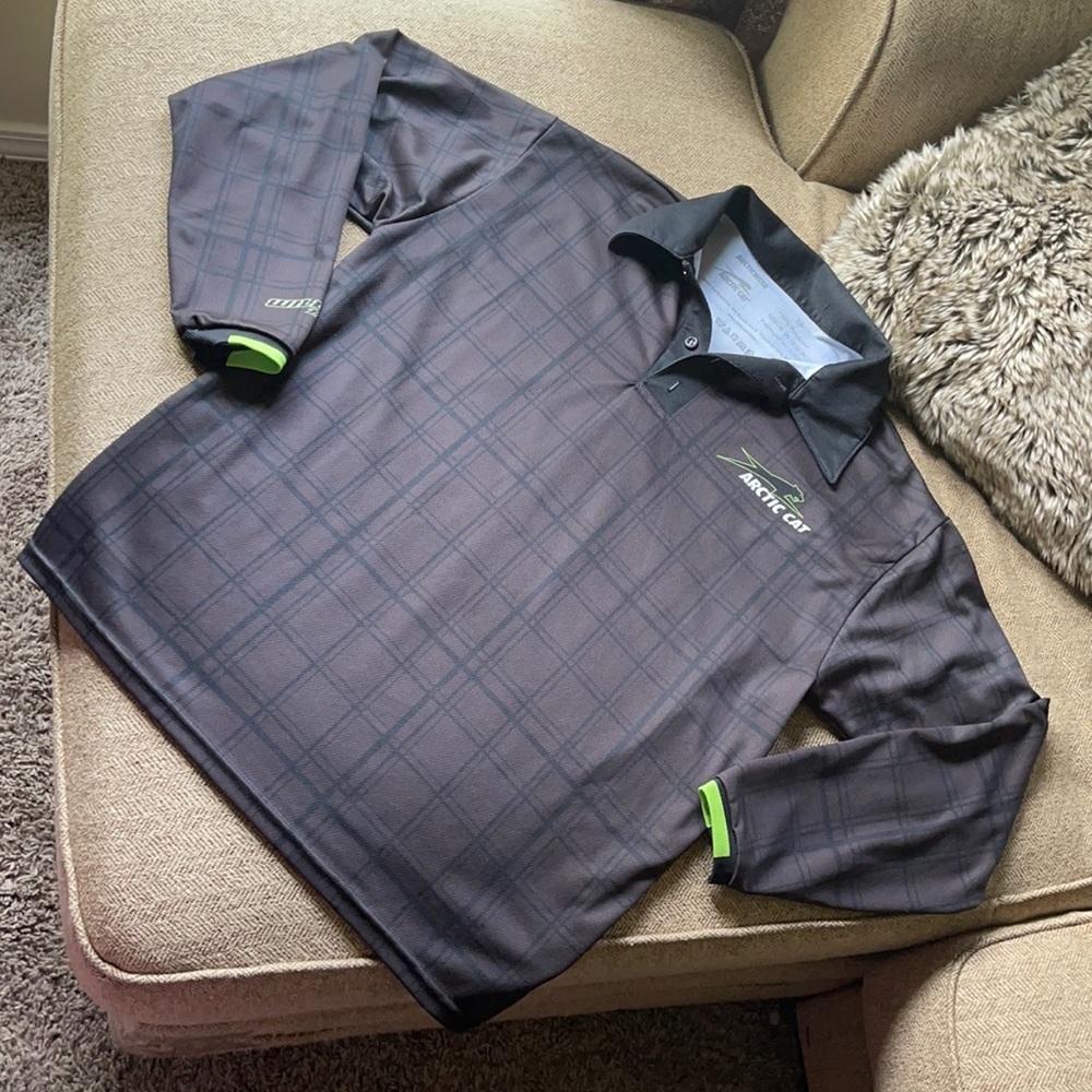 Arctic Cat men’s long sleeve polo size small